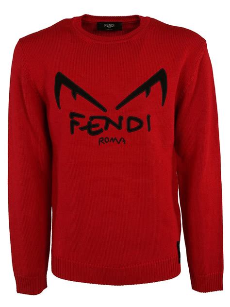 fendi red sweater|fendi sweater boots.